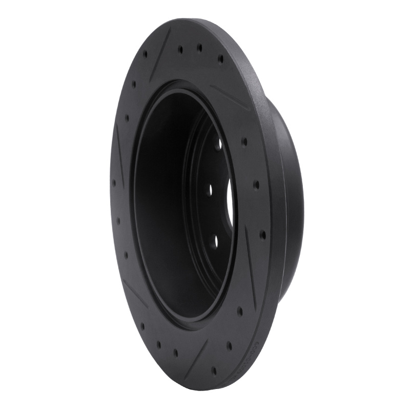 Chevrolet Epica Brake Rotor (1) - Rear Right - R1 Concepts - Drilled & Slotted - Black - `04-`10